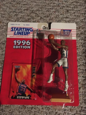 1996 Grant Hill NBA Starting Lineup Basketball Detroit Pistons SLU Figure Cover