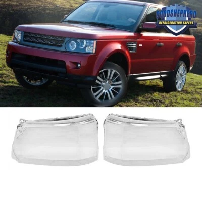 Lens Cover Pair For Land Rover Range Rover Sport 10 2011-13 Headlight Lampshade - Image 1 of 4