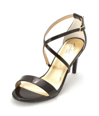 W179 Thalia Sodi Black Women's Darria Strappy Open Toe Sandals  - 7 M - Image 1 of 2