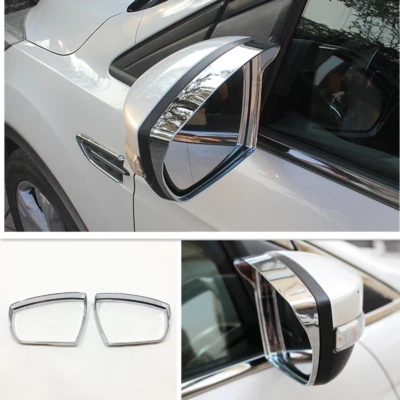 Espejo retrovisor lateral cromado apto para Ford EcoSport 2018-2022 borde de cejas de lluvia Foto 1 de 4