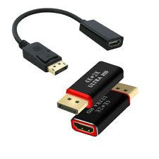 Display Port to HDMI Male Female Adapter Converter DisplayPort DP to HDMI