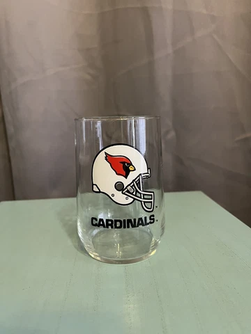 Vintage 5” NFL Big Red ST Louis Arizona Cardinals Football glass Cover