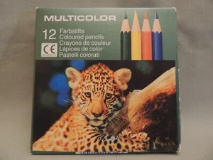 Multicolor Faber- Castell 12 coloured pencils Germany - Picture 1 of 8