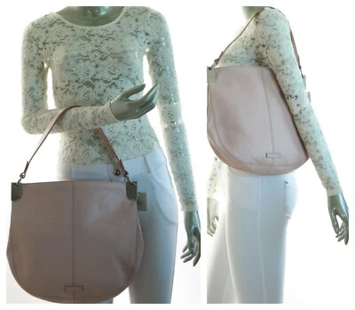 Bolso Bandolera Hobo de Cuero Fossil Aisley Rosa Polvoriento Nuevo con Etiquetas $238.00 Foto 1 de 4