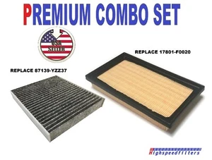 COMBO Air Filter & CHARCOAL CABIN AIR FILTER for 2019 - 2024 TOYOTA RAV4 HYBRID - Picture 1 of 2