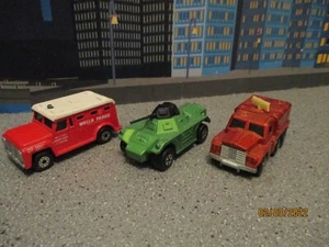 MATCHBOX SUPERFAST AURMORED CAT SCOUT CAR AND RAYDAR TRUCK WORLD WIDE SHIPPING - Picture 1 of 5