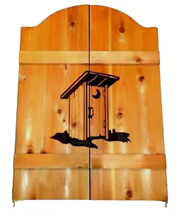New Outhouse Saloon Bathroom Restroom Cafe Swinging Doors 24-36" Outdoor Shower - Picture 1 of 7