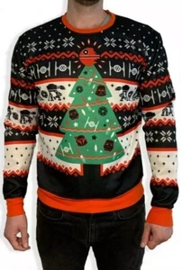 Star Wars Ugly Christmas Sweater Sweatshirt Mens XXL ThinkGeek - Afbeelding 1 van 3