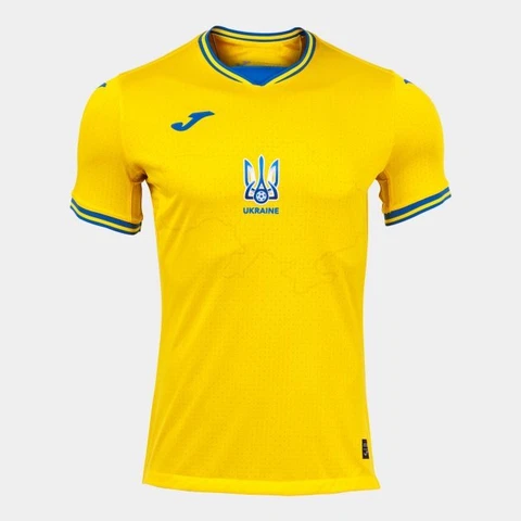 Joma Ukraine National Team T-Shirt Football Soccer Yellow Size S/M/L/XL Official Cover