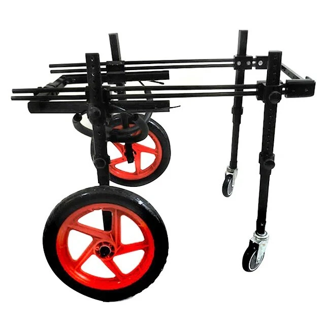 Large / Extra Large Pro Quad Dog Wheelchair - Full Support 4 Wheels Front & Back - Image 1 of 1
