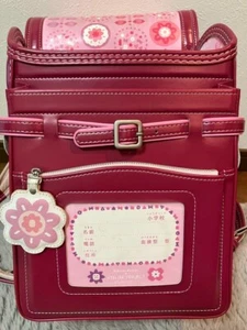 Randoseru Tsuchiya Kaban Pink Red Kid's School Bag Backpack Japan Kawaii Cute - Picture 1 of 10