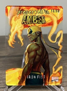 2022 Marvel Masterpieces Iron Fist PRESERVED IN AMBER /50 #PA-40 SP - Picture 1 of 2