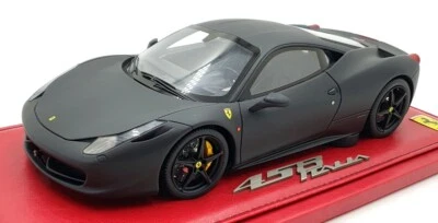 BBR 1/18 Scale Resin CAL01 - Ferrari 458 Italia - Matt Black - Image 1 of 4