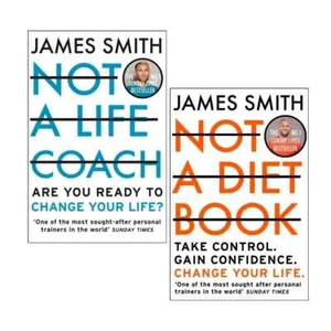 James Smith 2 Books Collection Set Not a Diet Book, Not a Life Coach PB NEW - Picture 1 of 3
