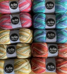 1 Kg Sockenwolle Garnpakete WolleWollpaket Paket 4fach - Bild 1 von 2