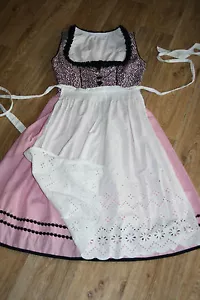 KL4695 @ Dirndl mit Schürze @ Balkonetten @ Leo @ Vintage Trachtenkleid @ 36-38 - Bild 1 von 3