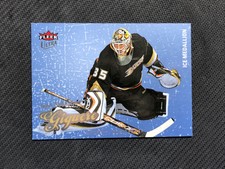 2008-09 UPPER DECK FLEER ULTRA JEAN-SEBASTIEN GIGUERE ICE MEDALLION #ed 71/100