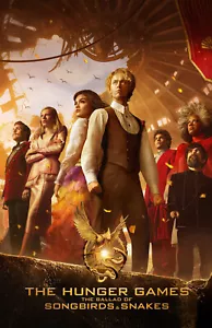 AA4939 The Hunger Games Ballad of Songbirds & Snakes 2023 Cast Poster 11x17 - Picture 1 of 9