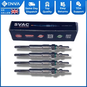 4x bujías incandescentes de calefacción para Vauxhall Vivaro Movano A Mk1 1.9 DTI 9110724 - Imagen 1 de 4