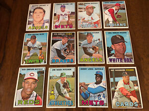 ⚾️1967 Topps Baseball Card Lot VINTAGE Set Builders NICE ExMINT #’s Listed