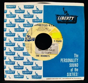 THE HORNETS: On The Track & Motorcycles USA~Hot Rod Promo 45~LIBERTY #F-55688 - Picture 1 of 2