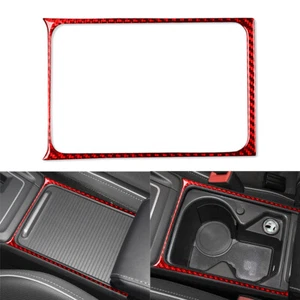Car Center Water Cup Holder Frame Trim For Volkswagen Golf 8 MK8 2021-2023 Red - Picture 1 of 10