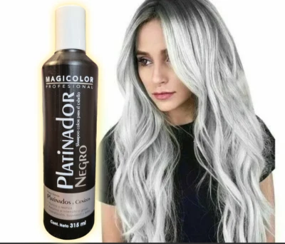 1x MAGICOLOR PLATINADOR BLACK PURPLE SHAMPOO FOR GRAY BLOND BLEACHED 315 ML FAST