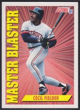 1991 Score #693 Cecil Fielder Detroit Tigers