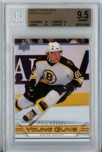 2006-07 Upper Deck YOUNG GUNS #204 Phil Kessel RC - BGS 9.5 GEM MINT 