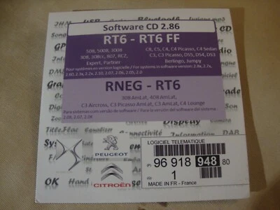 Peugeot Citroen RT6 RNEG soft update 2.86 Betriebssoftware CD 9691894880 - Bild 1 von 2