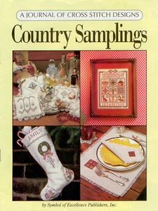 Country Samplings XS Pattern - A Journal of Cross Stitch Designs - Christmas + - Picture 1 of 12
