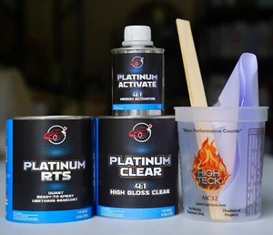 GM Quart Ready To Spray Auto Basecoat Paint + Clear Coat Kit PICK YOUR COLOR! - Picture 1 of 7