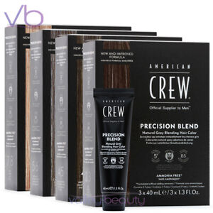 AMERICAN CREW Precision Blend | Natural Grey Blending Hair Color for Men
