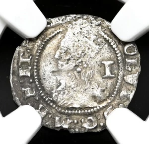 ENGLAND. Charles I. 1625-1649, Silver Penny, NGC XF Details - Picture 1 of 4