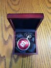 Dale Earnhardt Jr. #8 Pocket Watch and Chain With Wooden Box used for display
