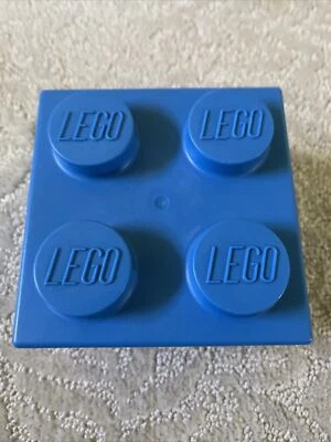 LEGO Storage  4-Stud Brick Box LEGOLAND BLUE - NEW - Image 1 of 4