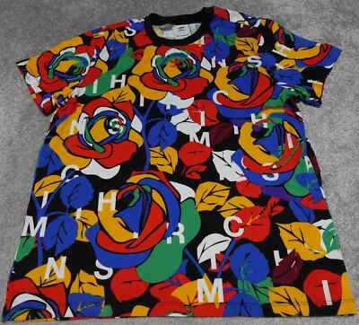 Camiseta Adidas Rich Mnisi Para Hombre Grande Multicolor Estampado Completo Manga Corta Foto 1 de 4