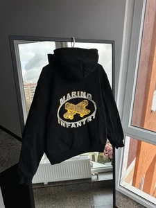 Marino Infantry Black Hoodie Gold Skateboard USA A$AP Ant - Bild 1 von 11