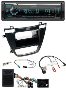 Kenwood Bluetooth Lenkrad DAB USB Autoradio für Opel Insignia ab 08 schwarz - Bild 1 von 10