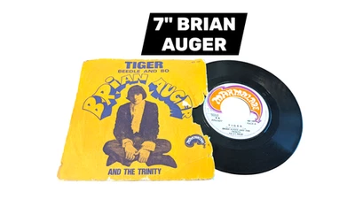 Disque 45 Tours Vinyle 7" Brian Auger and the trinity Tiger 1968 Fr Rock Funk - Photo 1/3