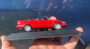 1/43 Minichamps Saab 900 SE Cabrio Convertible 1995 1996 - Red - Picture 1 of 7