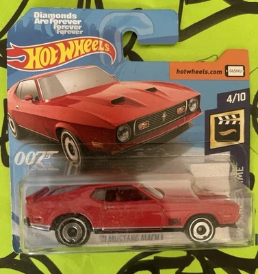 HOT WHEELS '71 MUSTANG MACH 1 HW SCREEN TIME 2019 2/250 DIECAST NEW - Immagine 1 di 2