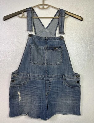 Mossimo 整体短裤女式 XXL 码蓝色牛仔破损短裤垃圾 — 第 1/4 张图片