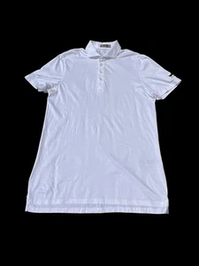 Camisa polo de rendimiento blanca lisa mediana GFORE G/FORE para hombre logotipo de golf Summit - Imagen 1 de 7
