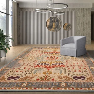 Rug Handmade 100% Wool hand tufted modern design carpet - Picture 1 of 5
