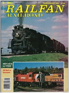 Revista RAILFAN & RAILROAD de septiembre de 1980 Vol. 3 Nº 6 NUEVO estado casi nuevo (9,4) - Imagen 1 de 1