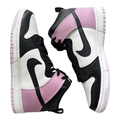 Nike Dunk High By You Id Blanco Rosa Negro Cuero Gamuza Burbuja Goma Óxido Talla 13 Foto 1 de 4