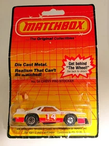 Matchbox Superfast Nr. 34D Chevy Pro Stocker weiß/schwarz "Pepsi" Nascar - Picture 1 of 6