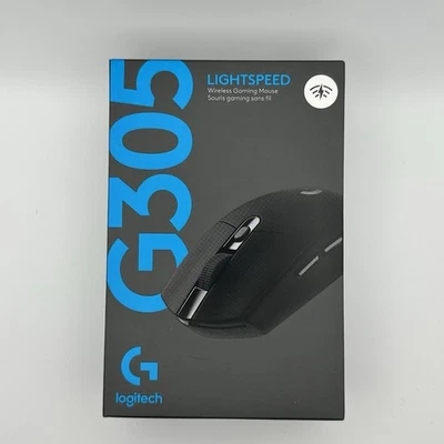 Logitech G305 LIGHTSPEED Wireless Gaming Mouse Hero 12K Sensor Lightweight Black - Image 1 of 4
