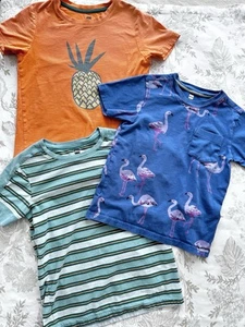 Girls Tea Collection Size 8 Tshirts (LOT of 3) - Flaws - Picture 1 of 10